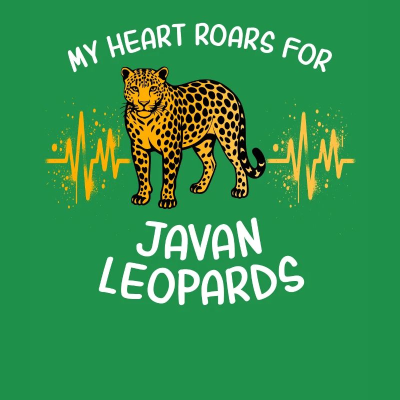 Java Leopard Herzlinie
