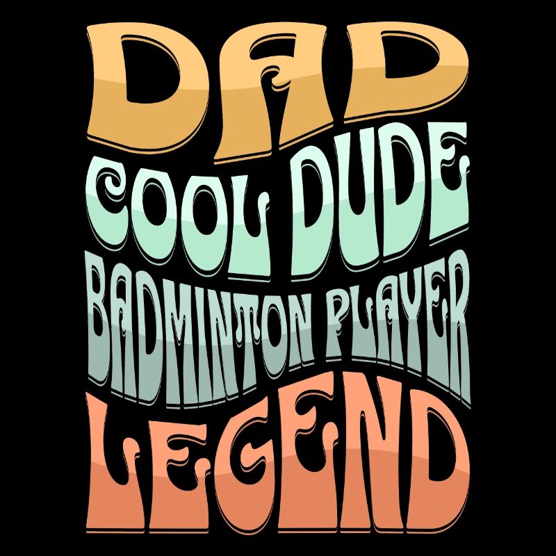 Dad badminton player