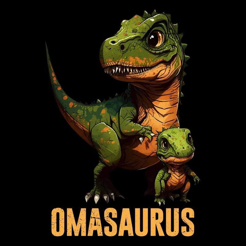 Omasaurus Muttertag Großmutter Dinosaurier