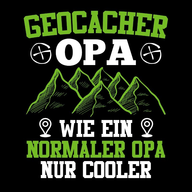 Geocaching Opa GPS Schnitzeljagd Großvater