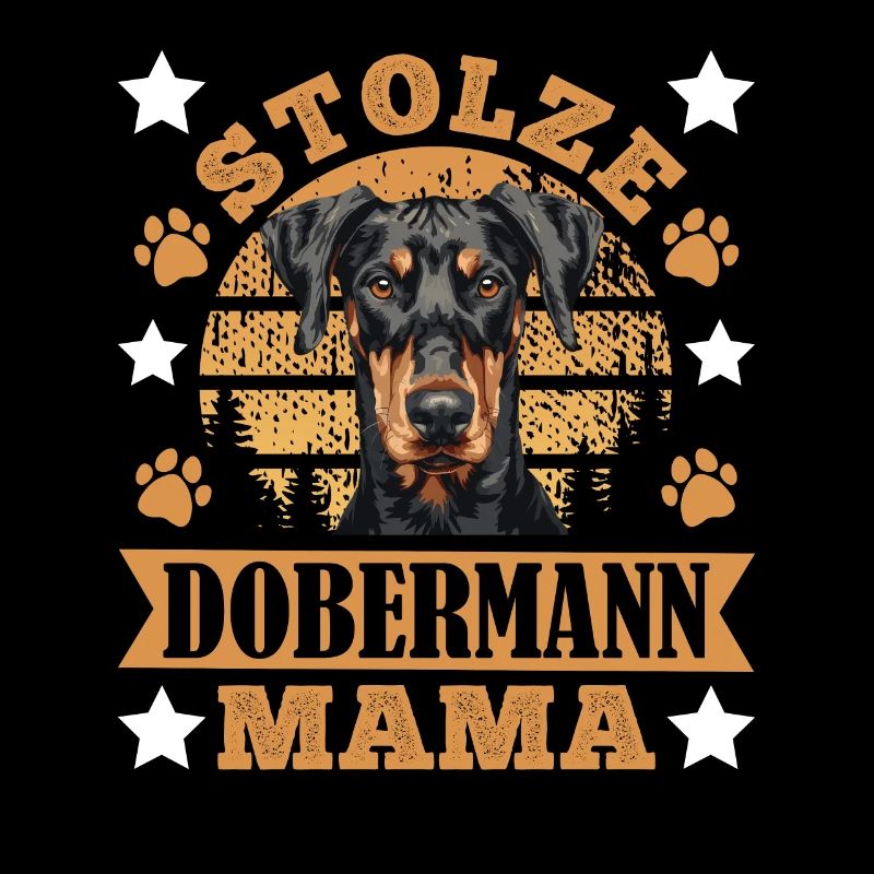 Dobermänner STOLZE DOBERMANN MAMA Hundemama