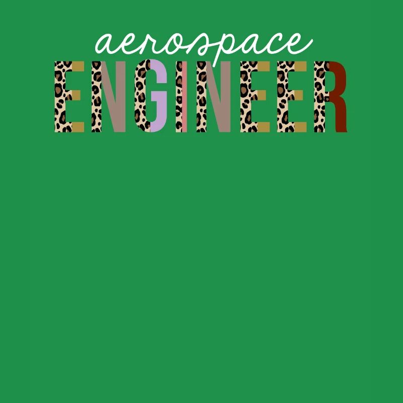 Aerospace Engineer Leopard Print Funny Gift