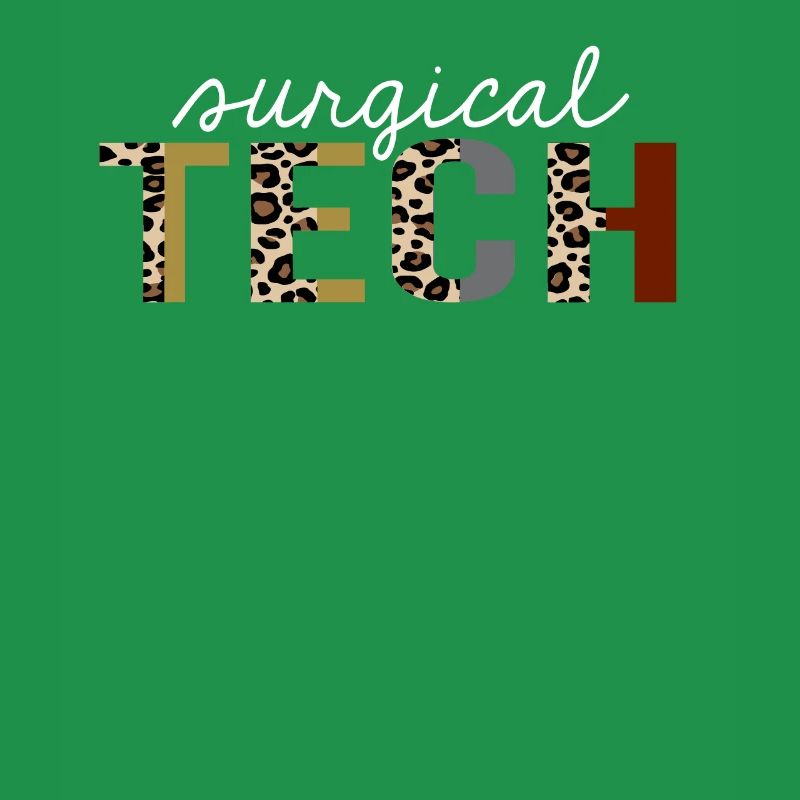 Surgical tech Leopard Print Funny Gift