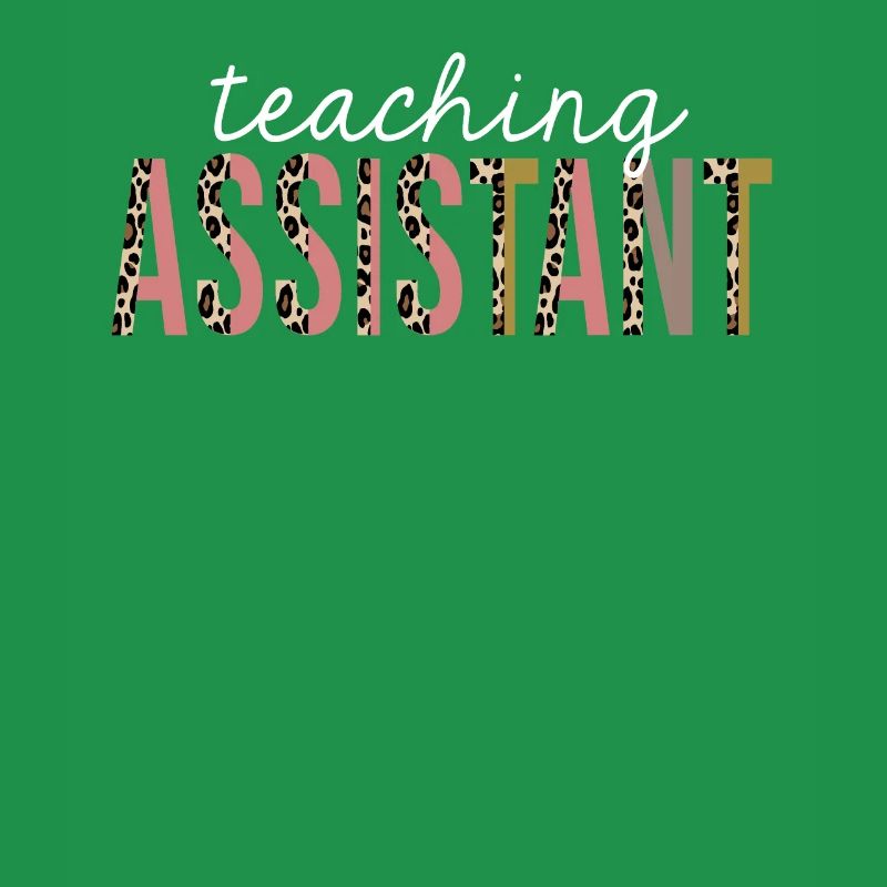 Assistant d’enseignement Leopard Print Funny Gift