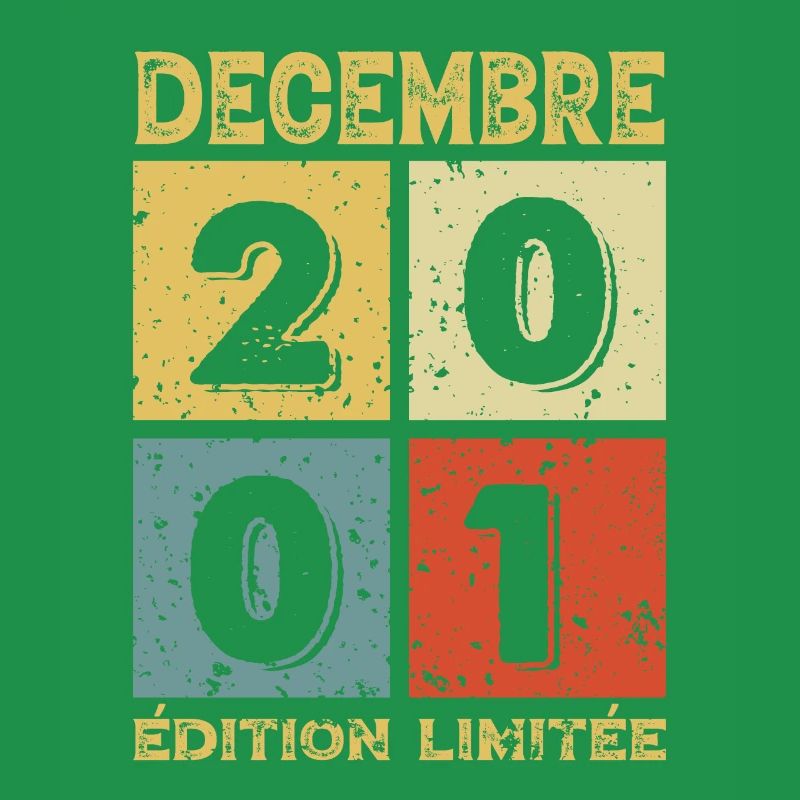 Vintage Geburtstagsgeschenkidee Dezember 2001