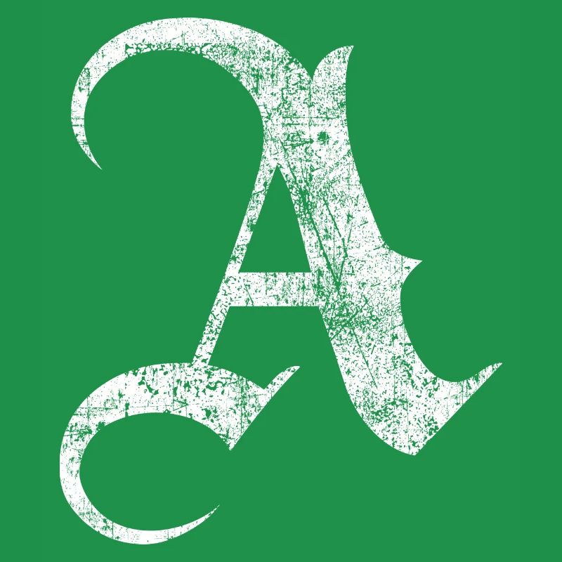 Tshirt alphabet initial A