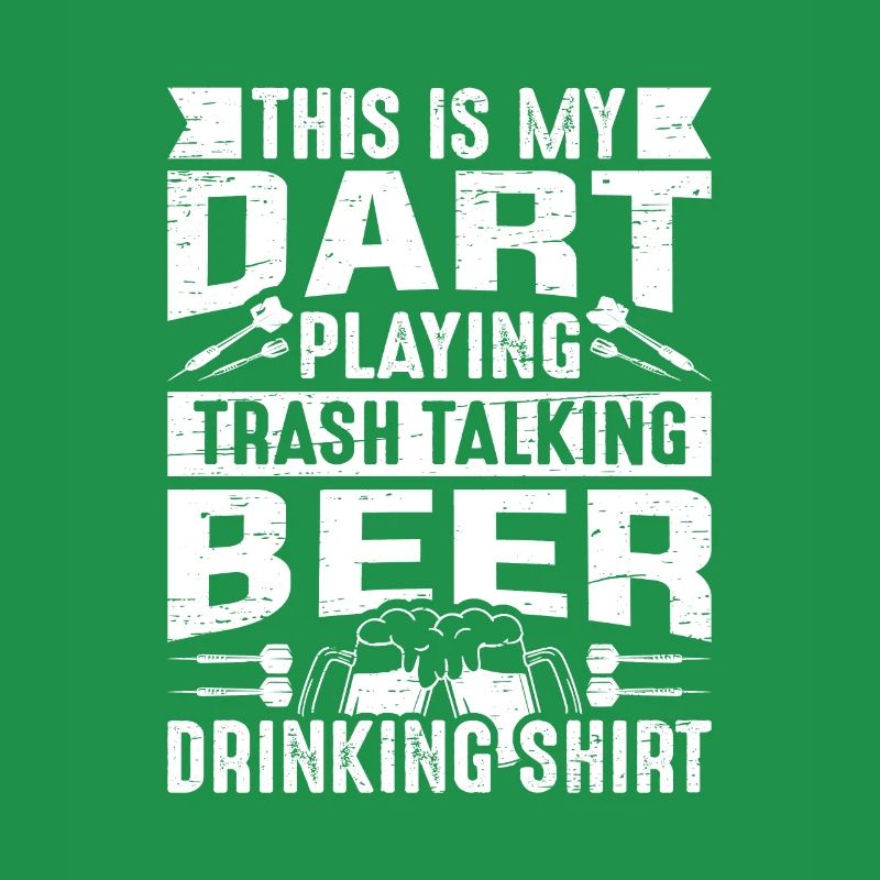 Darts Player Dartboard This Is My Dart Playing
