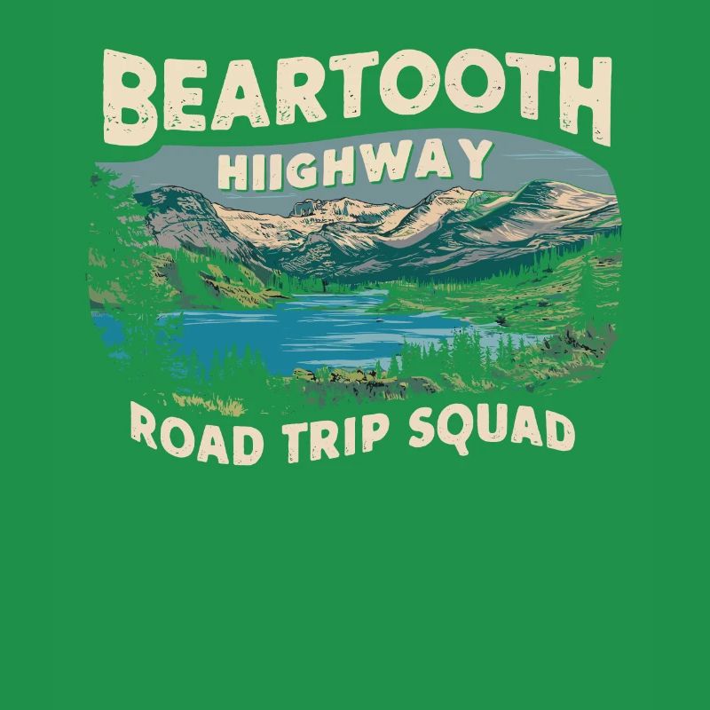 Escouade de road trip sur l’autoroute Beartooth