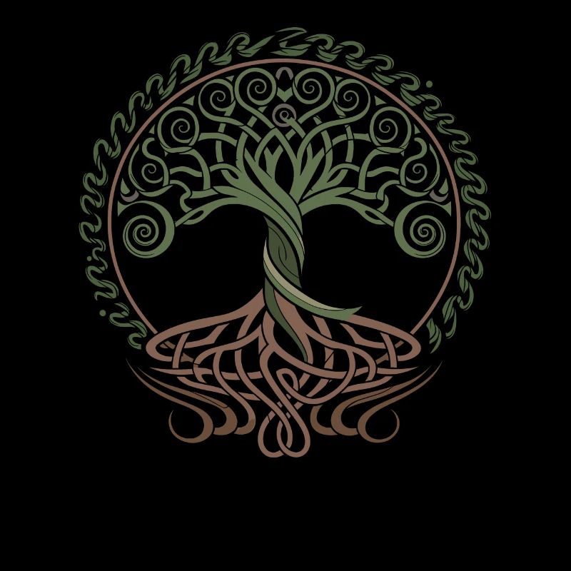 Neo Celtic Lebensbaum Symbolik