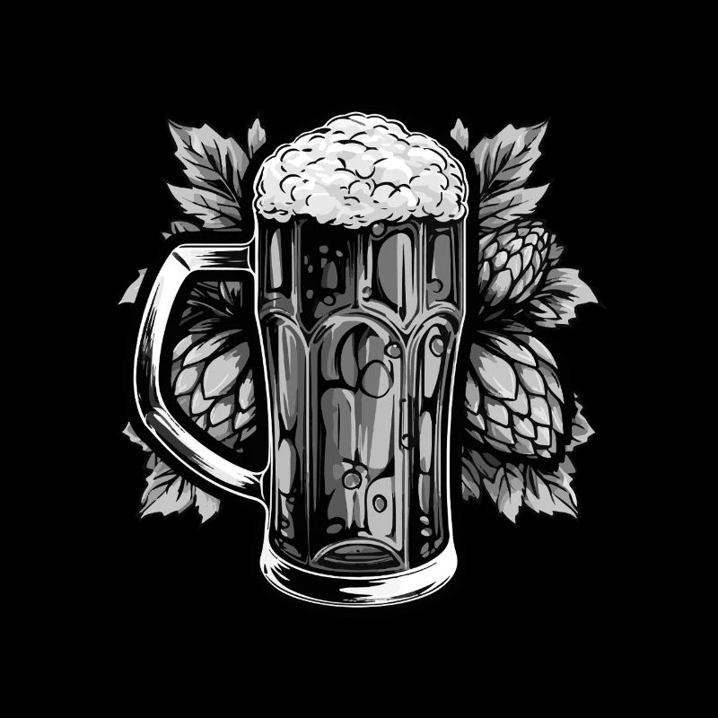 Beer Mug Hops Malt Beer