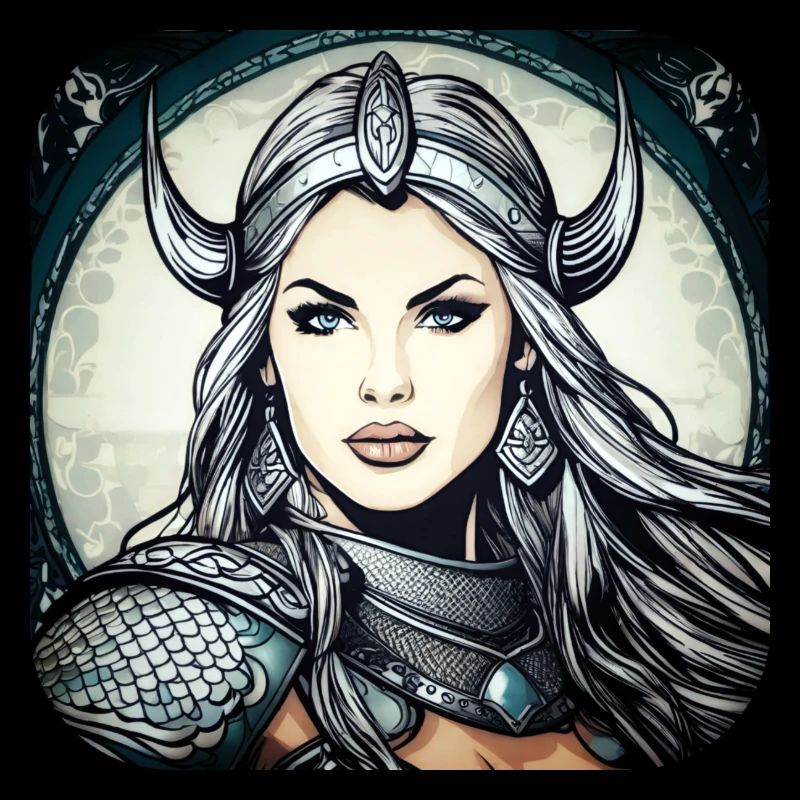 Proud Viking Germanin Shieldmaiden