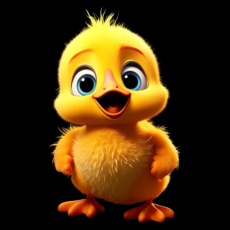 Canard Mignon Bébé Canard Poussin Canetons Canetons