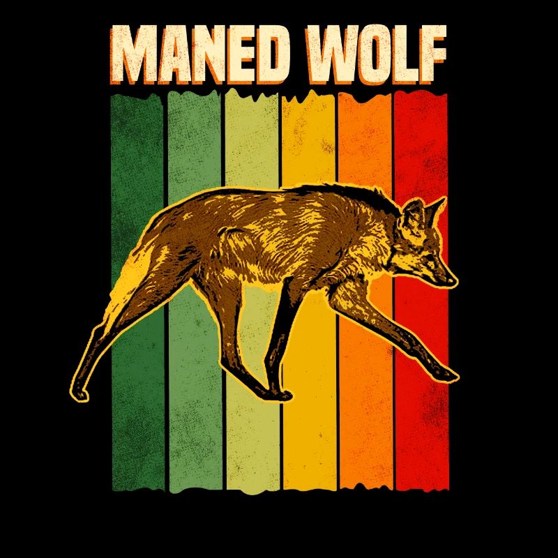 Mähnenwolf