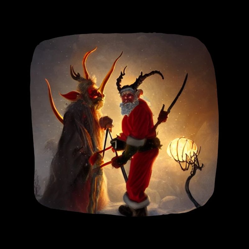 Krampus and Nicholas