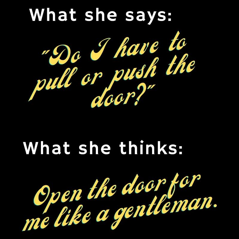 Open it like a gentleman!