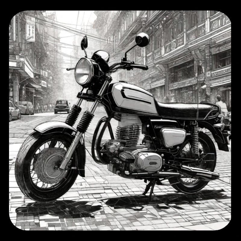 Cool moped