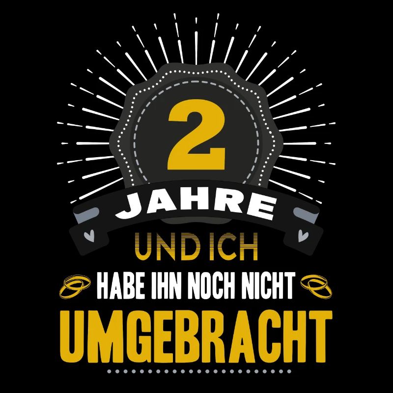 2 Jahre Ehe Hochzeitstag Ehefrau Baumwollhochzeit