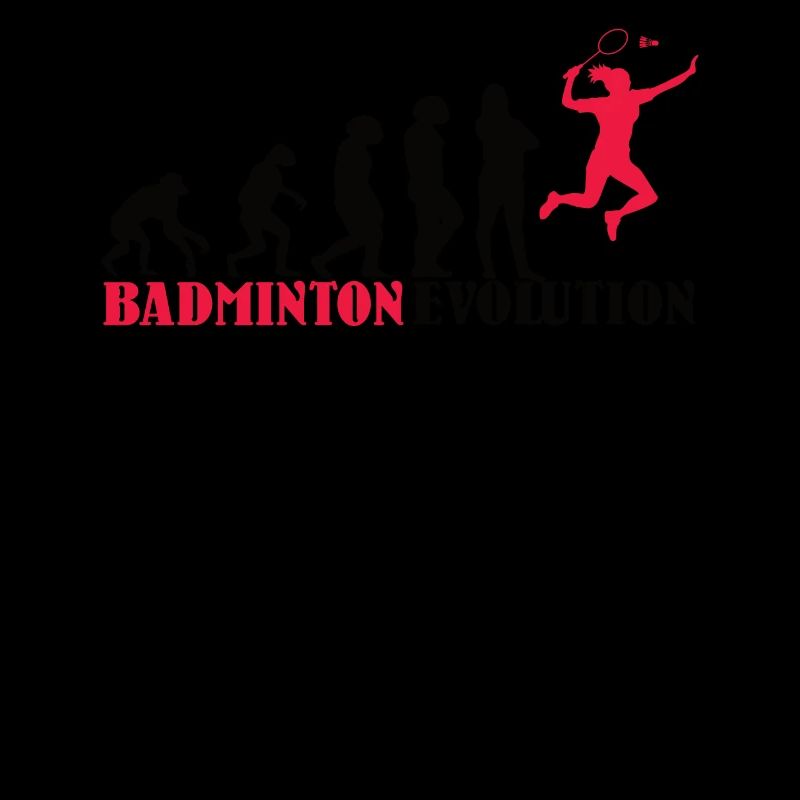 Conception d’idée cadeau de joueur de badminton