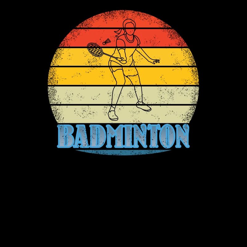 Badminton Spieler Geschenkidee Design