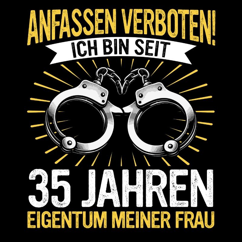 35 Hochzeitstag Jahrestag Ehemann Ehefrau