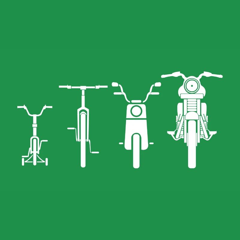 Motorrad Evolution - Geschenk