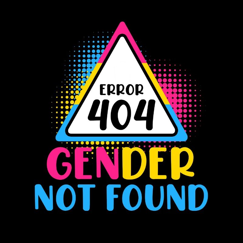 LGBT Pride Spruch Error 404 Gender not found