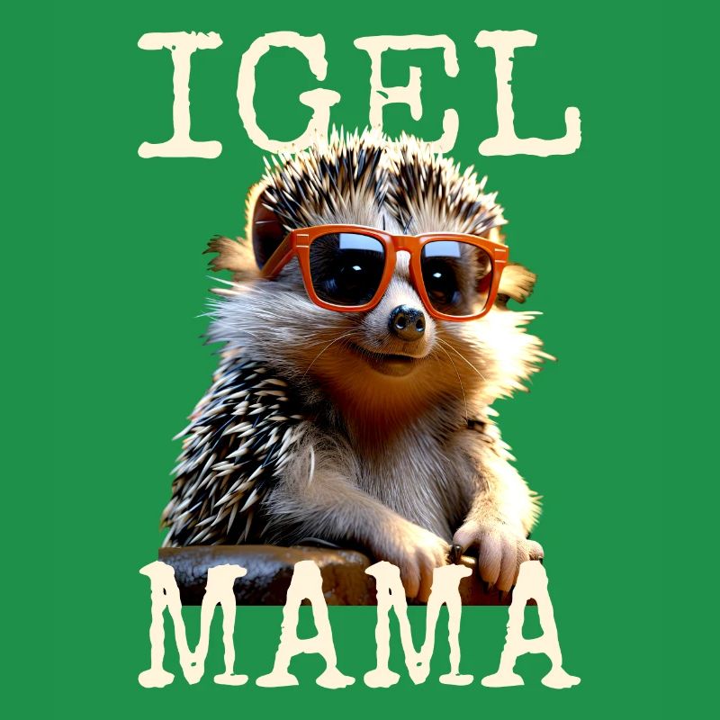 Igel Mama Mom Igelfrau Muttertag Igelmama Igel Mum