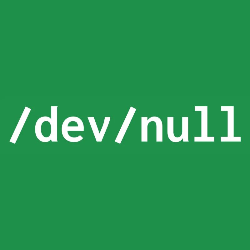 Dev null Webentwickler Humor lustig