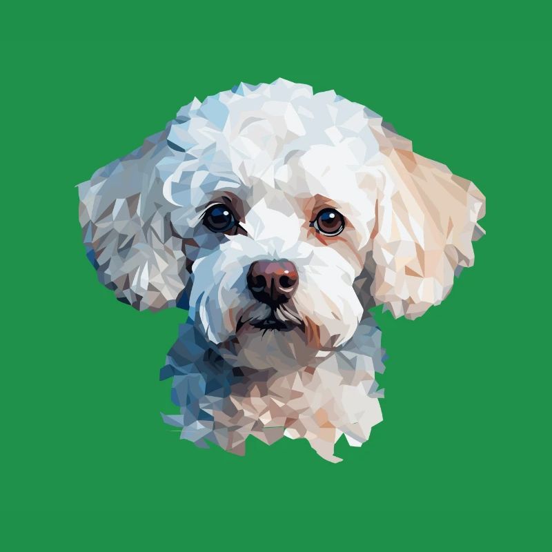 Poodle Polygon Design
