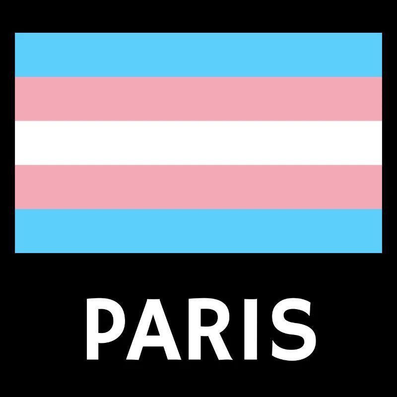 Drapeau de la Trans Pride Paris