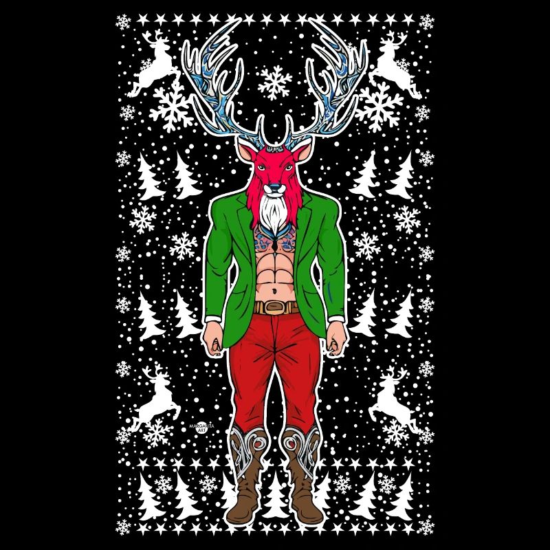 05 Hirsch Rudolf Mann Snowflakes