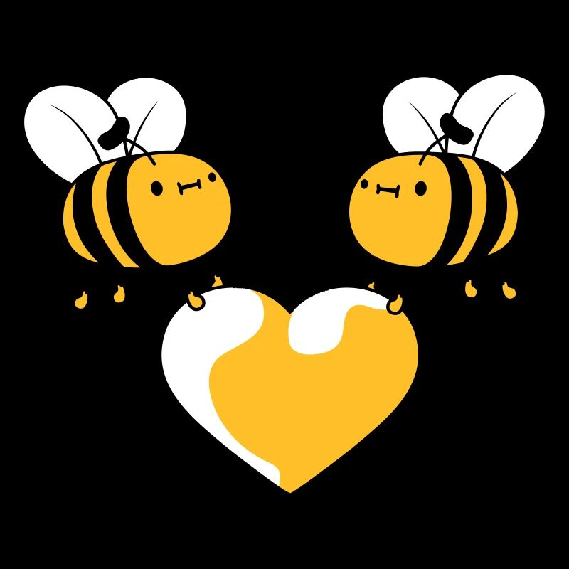 2 bees in love