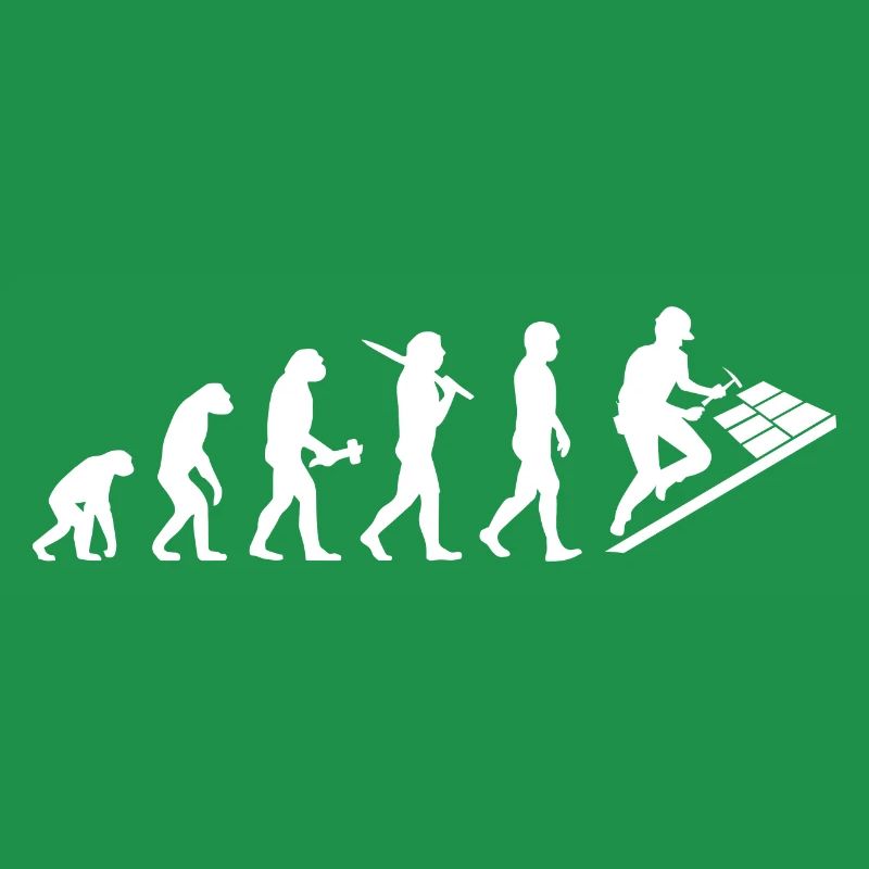 Dachdecker Dachklempner Evolution Cadeau