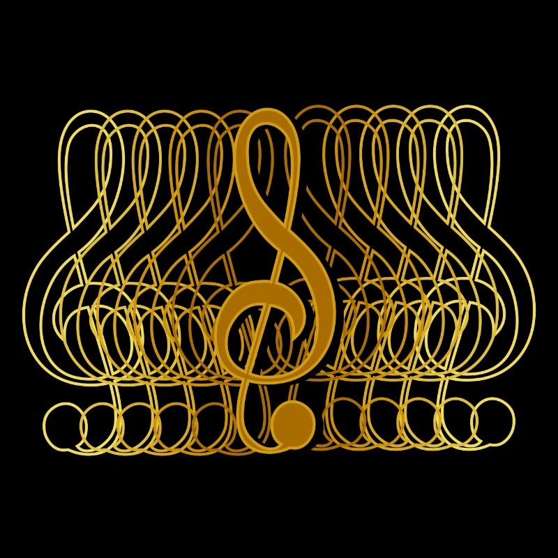 Clef cool gradient, fade, gradient