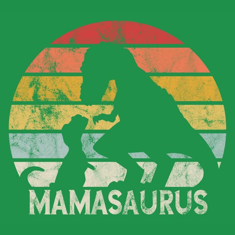 Retro Mamasaurus Mama Muttertagsgeschenk