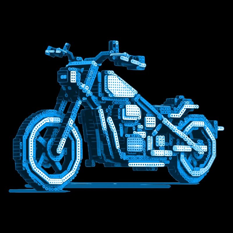 MotorcycleChopper in beautiful 8 bit pixel graphics