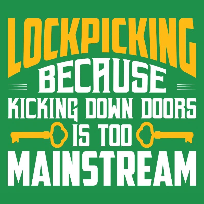 Lockpicking Because Kicking Down Doors Lockpicker