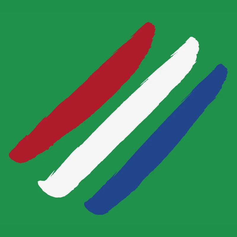 Drapeau des Pays-Bas - Rayures de style