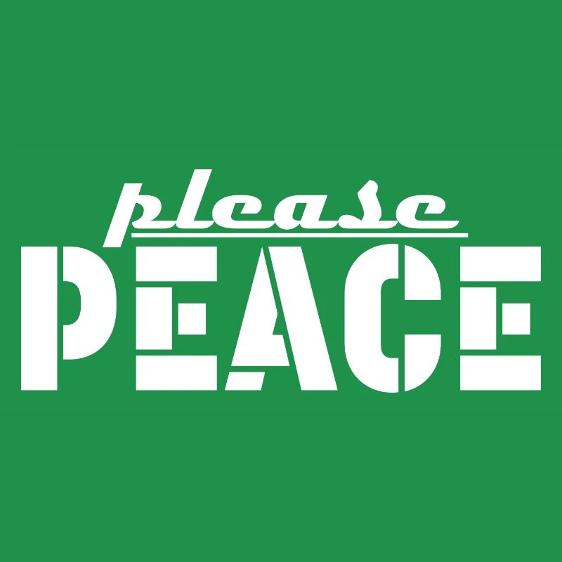 please peace Tshirt white