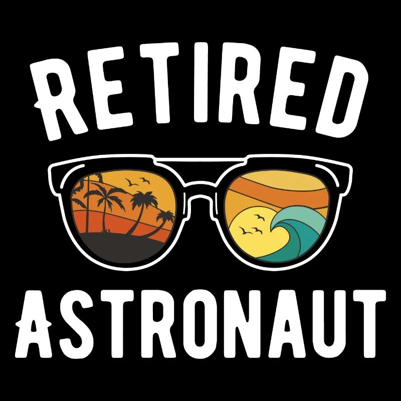 Astronaute à la retraite Beach Bum