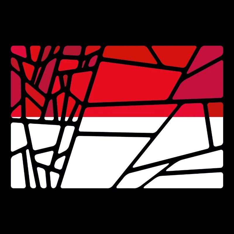 Pays pour Monaco Drapeau monégasque