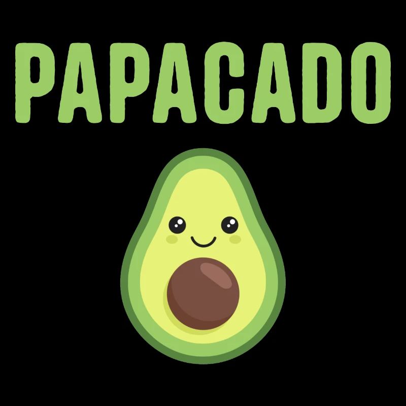 Papacado Funny Avocado Dad Father's Day Dad
