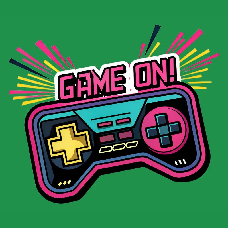 GAME ON. GAME CONTROLLER. GAME PAD