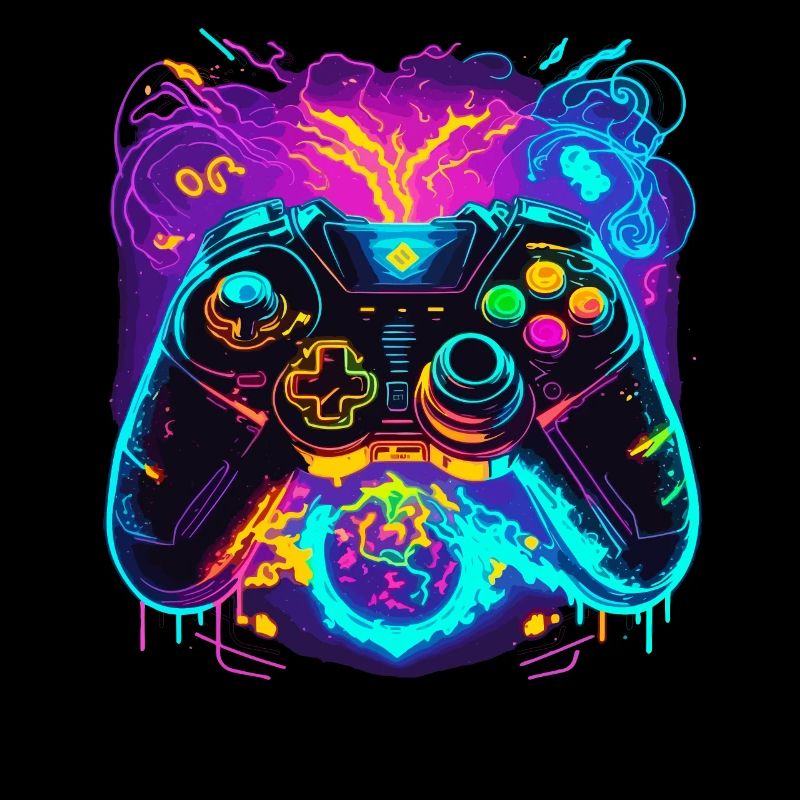 Power Graffiti Gaming Controller