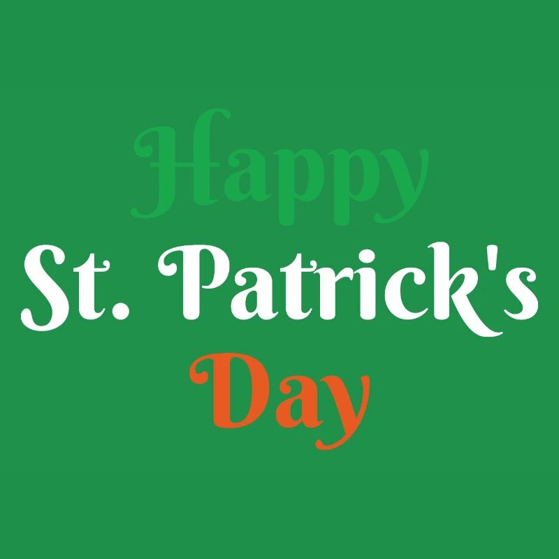Joyeuse Saint-Patrick Irlande drapeau de vacances