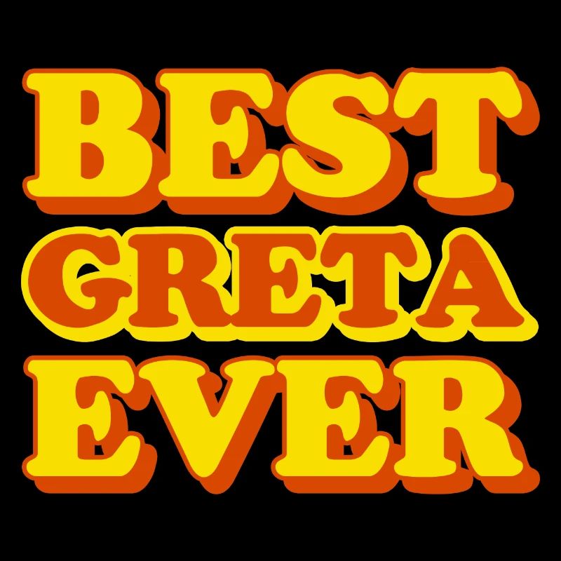 Funny gift with first name Greta