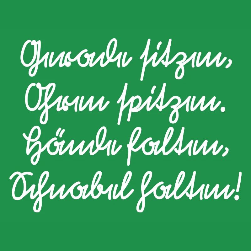 Class rules for the school in German script