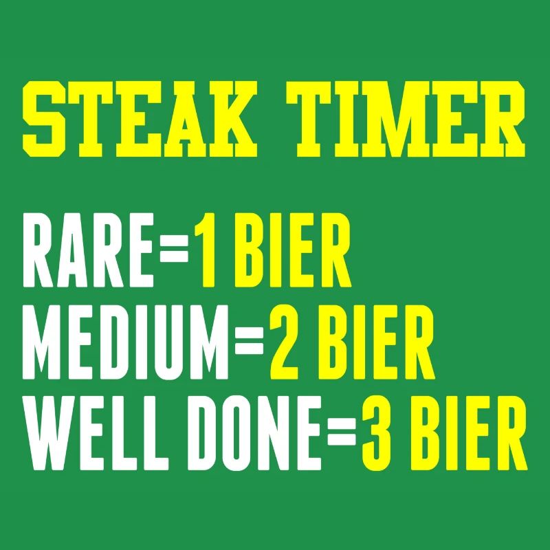Steaktimer Rare 1Bier Medium 2Bier Well Done 3Bier