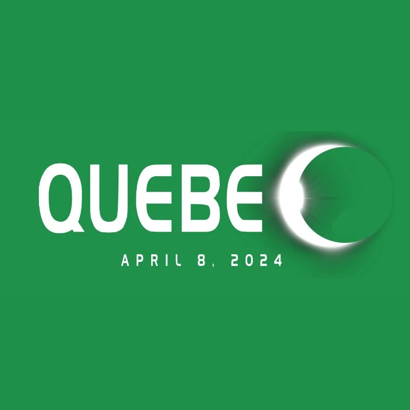 Quebec Canada Eclipse Souvenir April 8th 2024