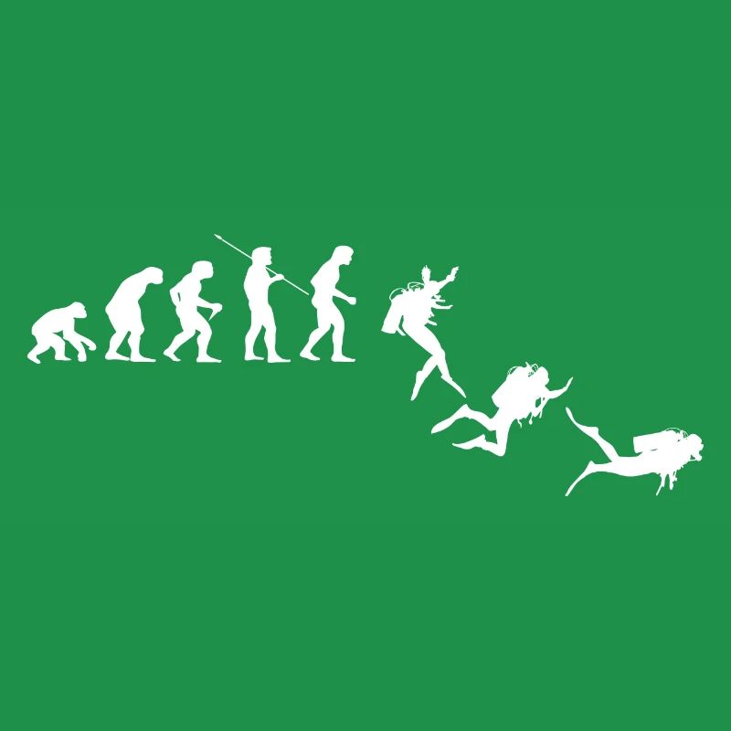 Tauchen Evolution Taucher Geschenk